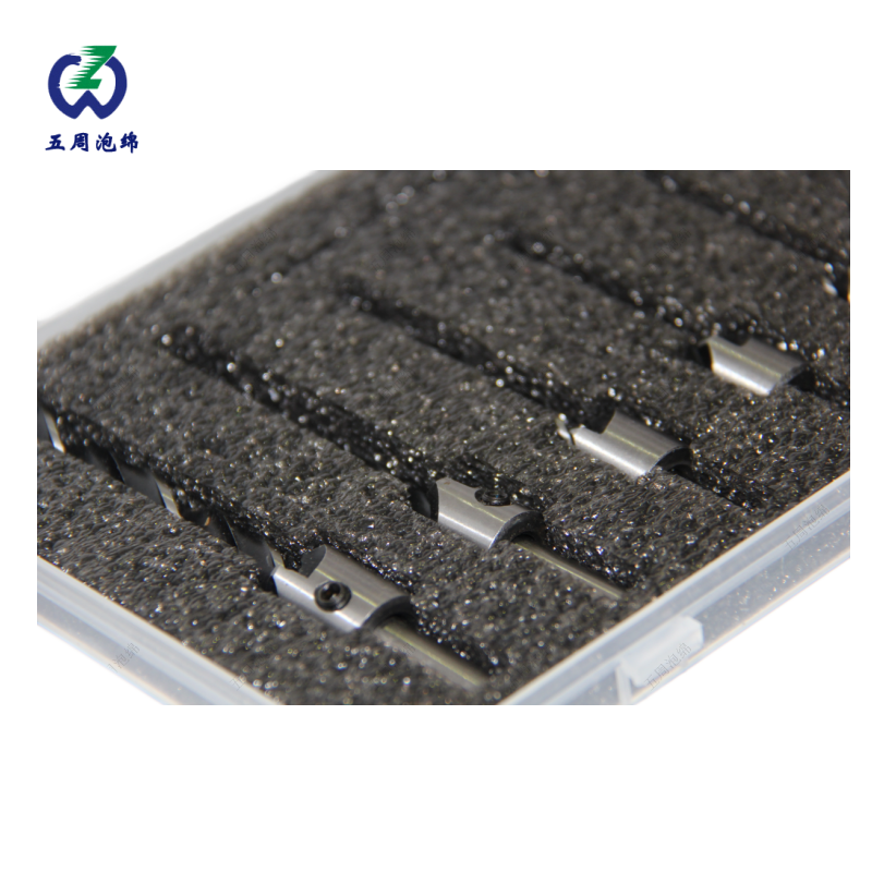 黑色防靜電珍珠棉刀具內(nèi)襯，精密刀具的批量防護(hù)神器
